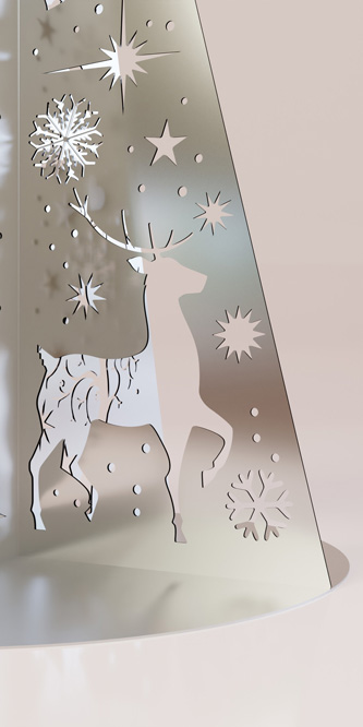 Design of Eternity I, Christmas, winter or festive tree